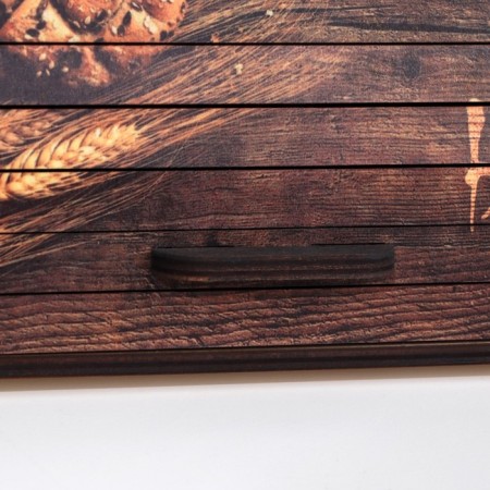 Bread woods with decor, 29.6x29.6x18.3x0.6 cm-2