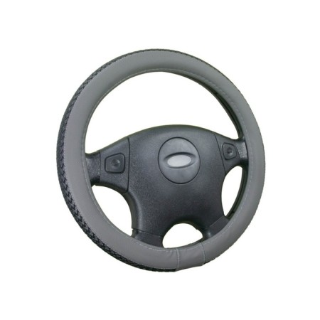 Carfashion Braid steering wheel, size m, black/gray.