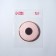 Mirror folding "pattern", d = 9 cm, pink/pink gold color