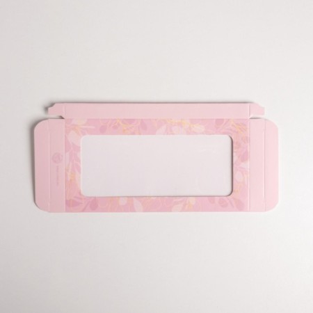 Chocolate box, confectionery packaging, “Rejoice yourself”, with a window, 17.3 x 8.8 x 1.5 cm-5