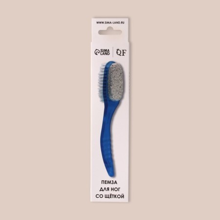 Pumza for a pedicure, with a brush, bilateral, 20 cm, color mix-6