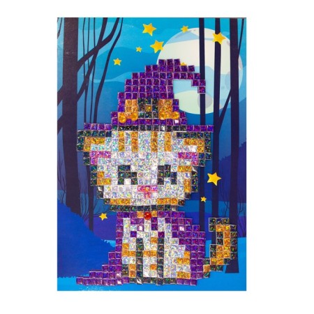 Stylenaya mosaic "Magic Cat", EVA stickers + rhinestones-2