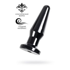 Анальная втулка TOYFA POPO Pleasure Gemini β, TPE, 12,4 см, цвет чёрный