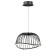Suspended chandelier Mantra Celeste, Led, 1400lm, 3000k, 320 mm, black color