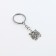 Metallic key keychain "Real man", 7 x 3 cm