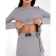 Female set (pants, jumper) mist, size 46, gray color