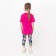 Leggings for girls 2pcs, blue/multi -colored color, height 98 cm