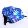 Waterproof backpack with lightning, 3 pockets, blue color