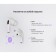 Wireless headphones Windigo Pro 2, TWS, BT5.0, 45/500 mAh, with noise reduction, sensor, white
