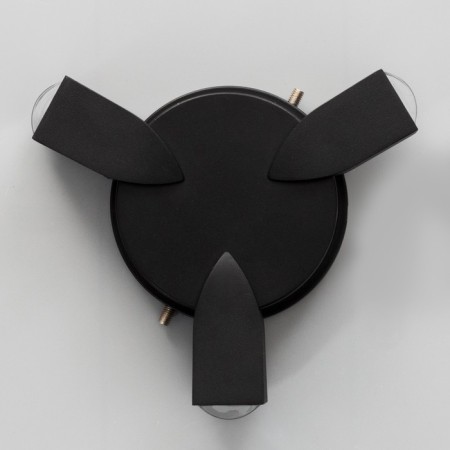 Lamp "Deco" 3xLED 3W 4000K IP66 black 16x4.3x16 cm-1