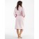 Frequency bathrobe, size 52, light pink color