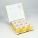 Box for 9 sweets with cells of "Happy holiday!" 14.5 x 13.5 x 3.5 cm