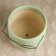 Pot "The pot that survived" 17x17x15cm, light green