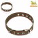 Collar of tarpaulin dimensionless single -layer, 68 x 3 cm, khaki/red
