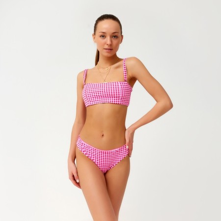 Swimsuit female separate minku pink color, size 48
