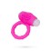 Erectal ring on the penis of things, silicone, pink, d = 2.5 cm