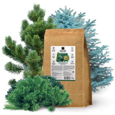 Ionite substrate for growing coniferous plants, 20 kg, zion-1