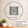 Watch Wall Interior "Classics", silent, D-35 cm, olive, aa