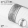 Bracelet "ice", 8 rows, white color in silver, 17 size