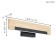 Bra Camacho, 1x8.5W Led, 3000k, 1050lm, Black Color Black
