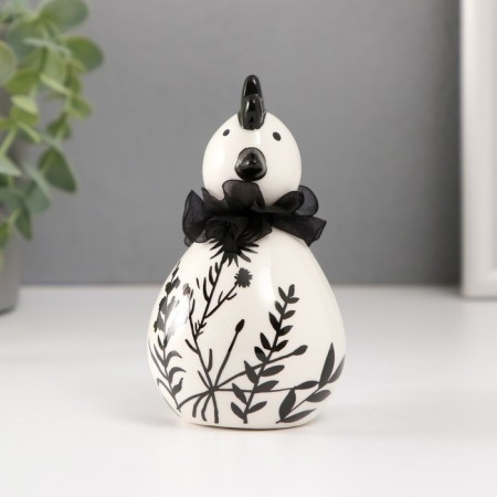 Souvenir Ceramics "Tsyplenok. Vygar-Belo-Cherry" 10x6.6x11.6 cm-1