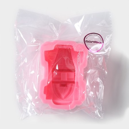 Mold Dolyana "Machine", silicone, 9.9 × 6.6 × 3.9 cm, pink color-5
