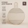 Ceramic SL Home "Reservation" dish, d = 23 cm, 30 × 23 cm