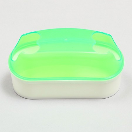 Tuannel toilet with a spatula for rodents "Pigzon", 14.5 x 7 x 7 cm, green-1