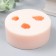 Silicone Mold "strawberries" 3x2 cm; 3x1.7 cm; 2.5x1.5 cm mix