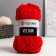 Yarn "Velour" 100% micropoliester 170m/100g (846 red)