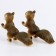 Miniature Puppet "Sweet Squirrel", set 2 pcs., Size 1 pc. - 1.5 × 6 × 3.5 cm