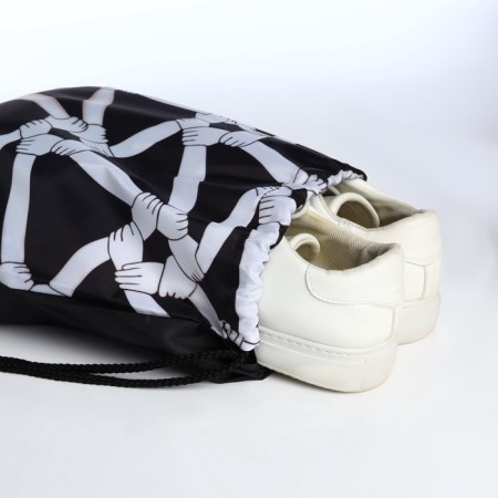 Back for shoes on the lace, white/black color-3