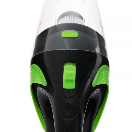Vacuum cleaner car cartage, wireless, 3 nozzles, 130 watts, 12 V, black-green-2