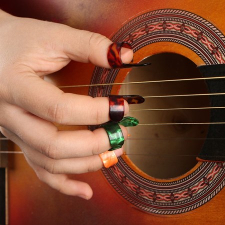 A set of mediators on the finger of Music Life, multi -colored, 5 pieces-6