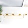 Climber Metal for 5 candles "circles" gold 23x43 cm