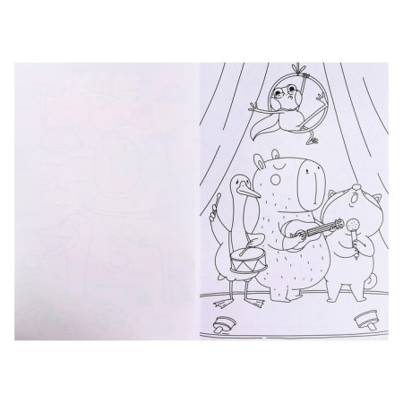 Maxi-painting "Capibar and Friends", 20 pages-2