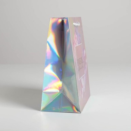 Gift holographic package, packaging, "Enjoy EVERY MOMENT", 18 x 23 x 10 cm-1