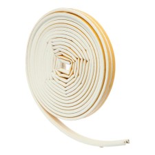 Window seal, profile p, on an adhesive base, white, in a package of 10 m