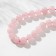 Beads on threads ball No. 10 "Quartz Pink", 37 beads