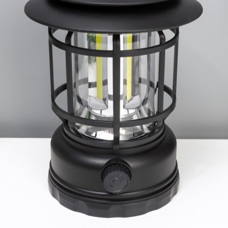 Night Light LED 5W USB AKB Dimmer Black 11.5x11.5x16.5 cm Risalux-5