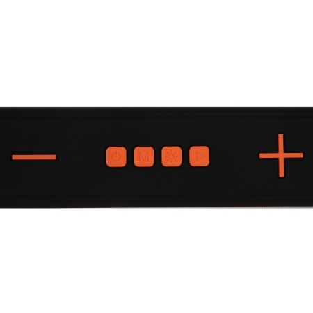 Portable column A6, 10 W, 1200 mAh. BT5.0, backlight, black-orange-2
