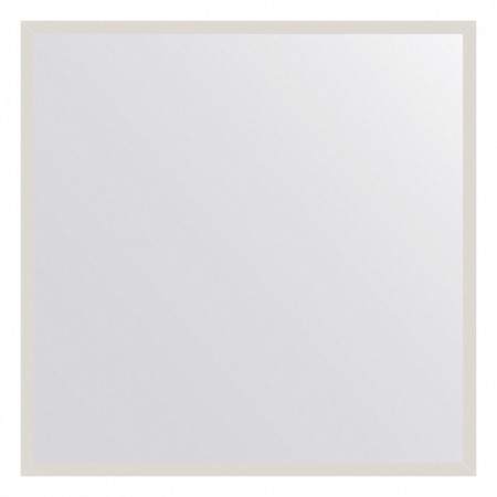 EvoForm mirror in a baguette frame, 20 mm, 66x66 cm, white color