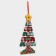 Decorative decoration (suspension) "New Year tree" 40x22.5 cm