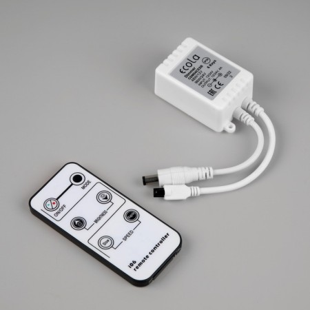 Dimmer Ecola for LED tape, 12 - 24 V, 4 A, remote control