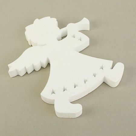 Suspension "Angel of Christmas", 34 x 3 cm, white shine