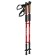 Scandinavian walking ONLYTOP, telescopic, 3 sections, up to 135 cm, 2 pcs., Mix color