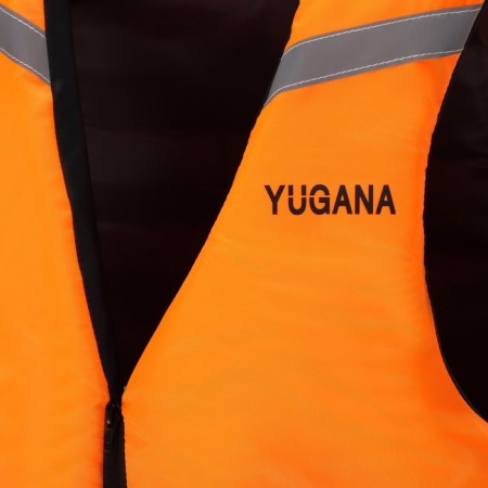 Safety vest yugana, adjustable, size 56-62, orange-4
