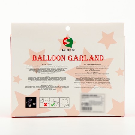 Set for creating compositions from balloons, set of 52 pcs., Red, green, brown-2