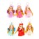Doll "Julia" on a key fob, with wings, color mix
