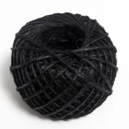 Yarn 100% juts "Softino Jute Colored" 50m ± 2m black 50 g-2